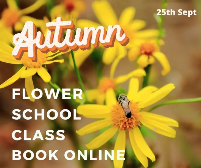 Learn How To Make an Autumn Door Wreath Arrangement - Liverpool Flower School